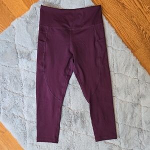 ZYIA Active Purple Athletic Leggings, Womens 6-8, Great Condition